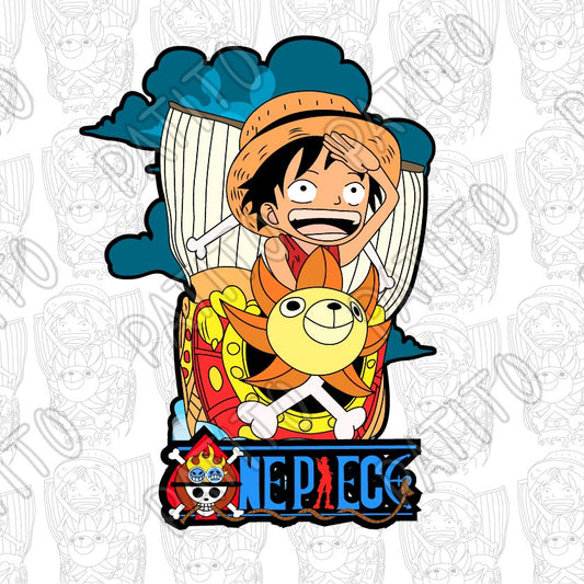 73 LUFFY STICKER