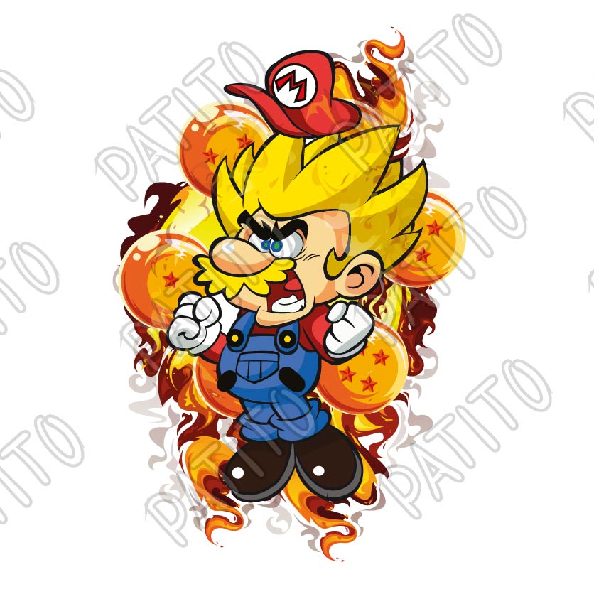 84 MARIO BROS SUPER SAIYAYIN