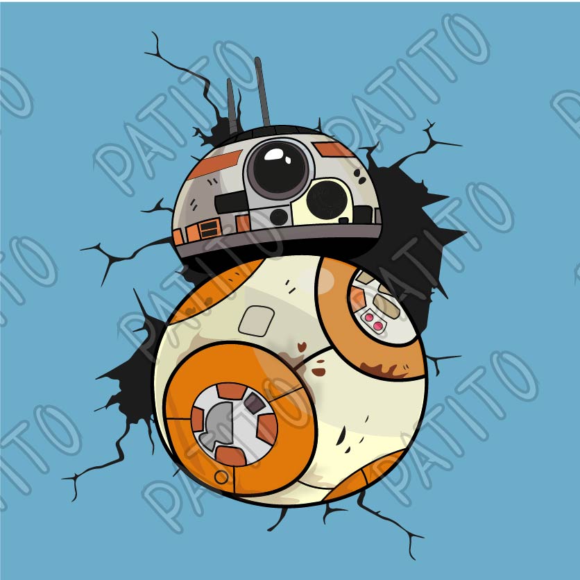 8 BB-8 vector grieta