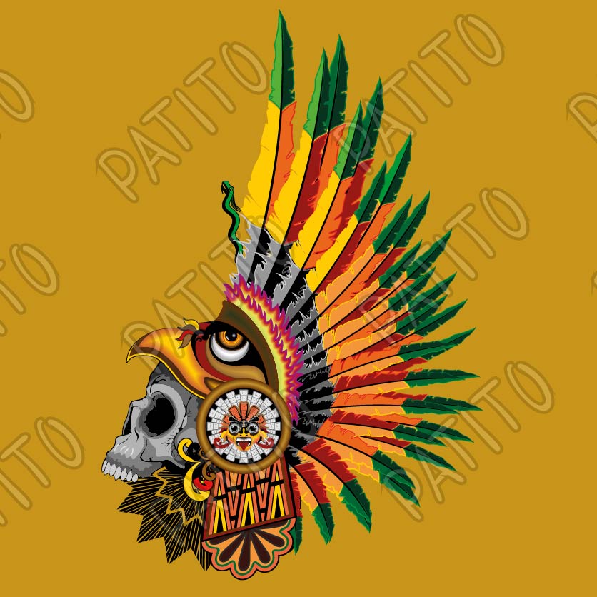 8 calavera_azteca-01