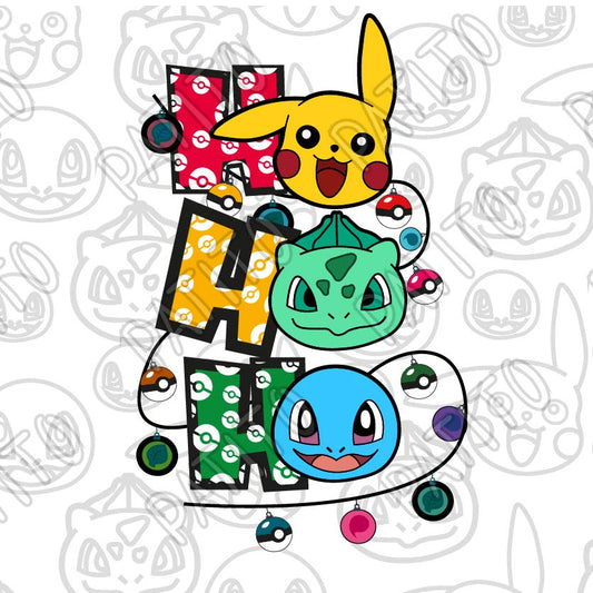 91 HO HO HO NAVIDAD POKEMON PERSONAJES