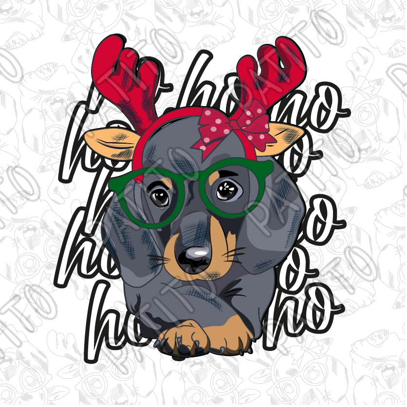 94 HO  HO HO PERRITA NAVIDAD