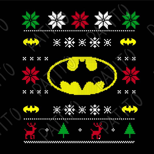 9 BATMAN NAVIDENO BORDADO